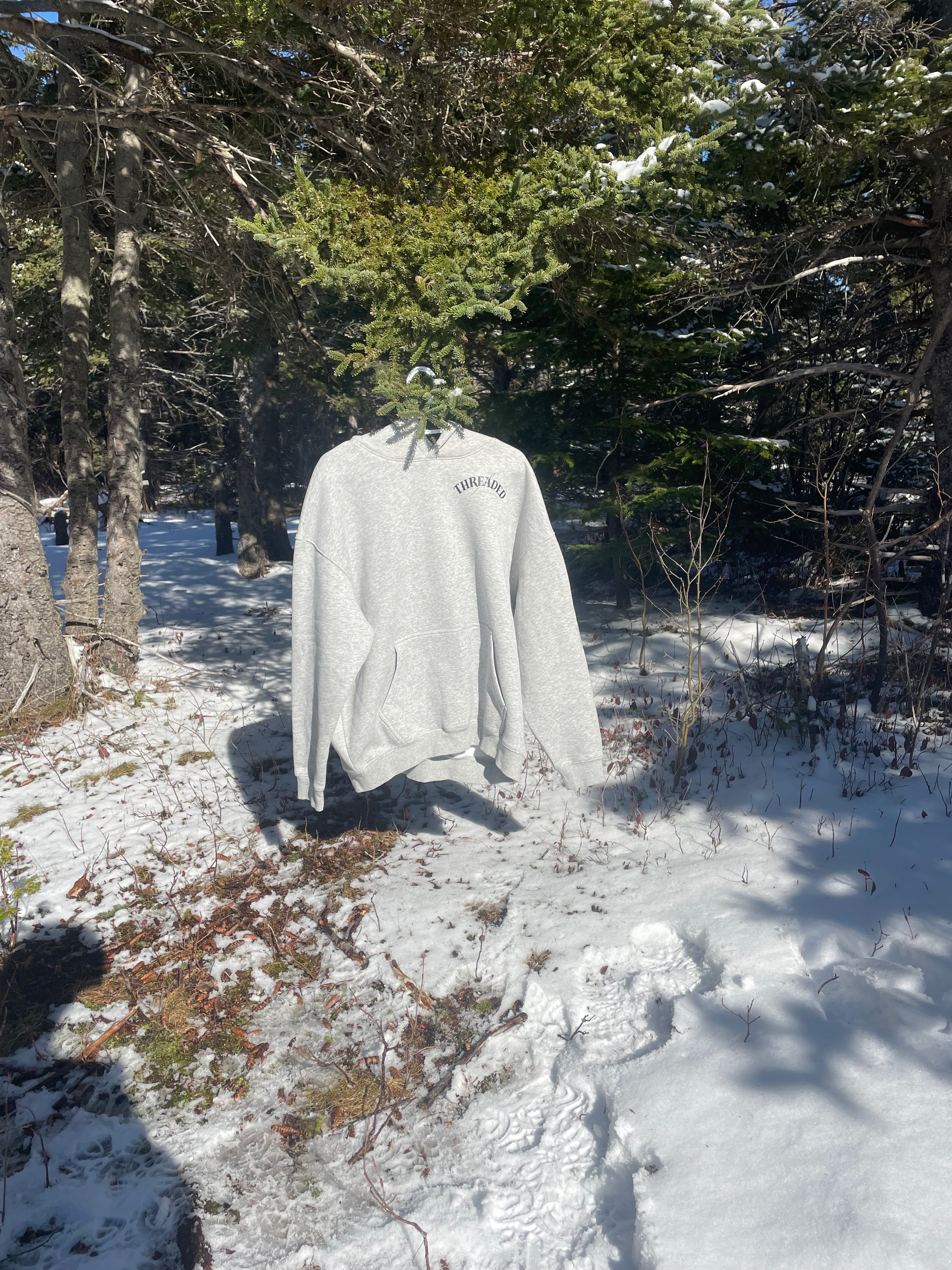 Joy of Exploring Hoodie Grey