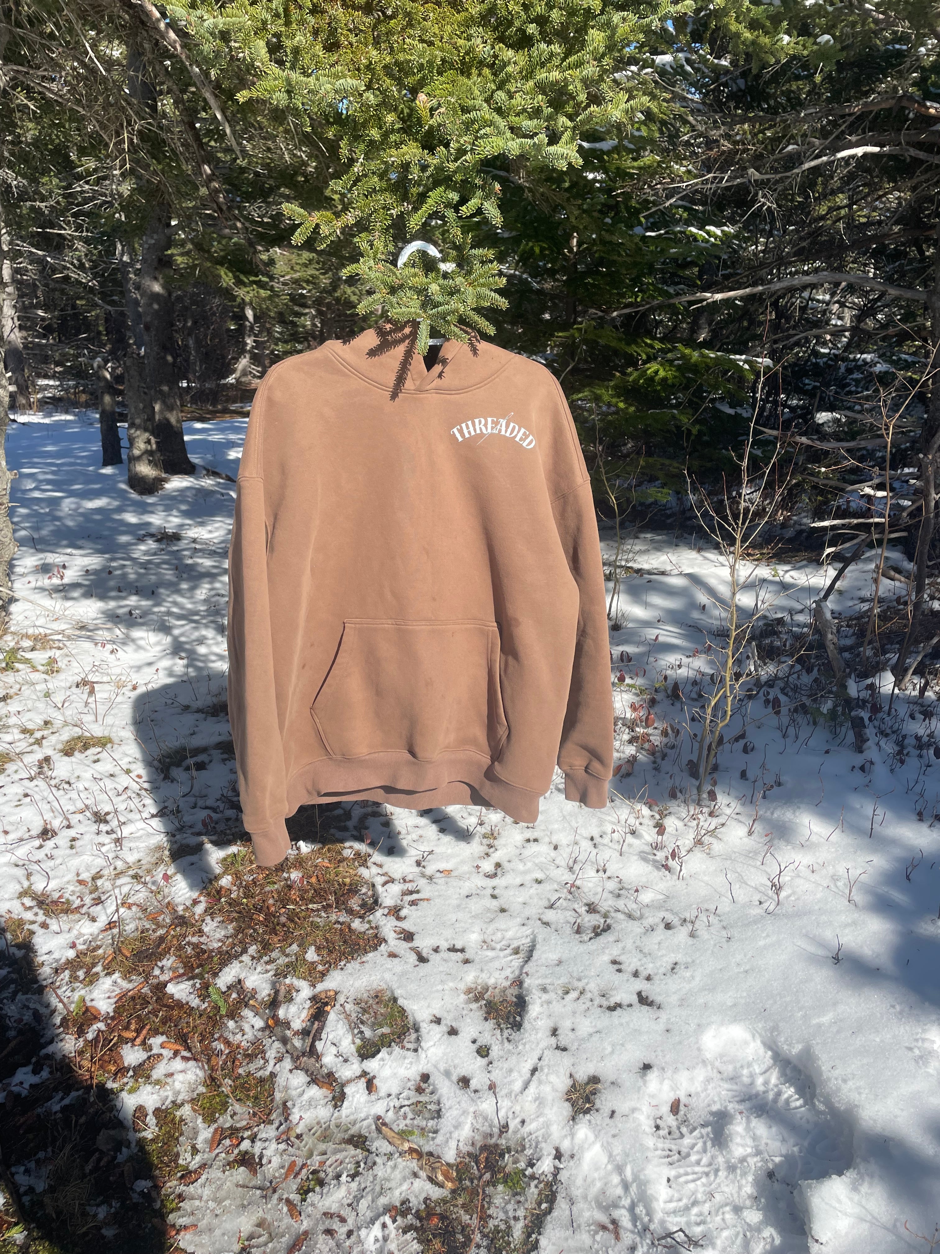 Joy of Exploring Hoodie Brown