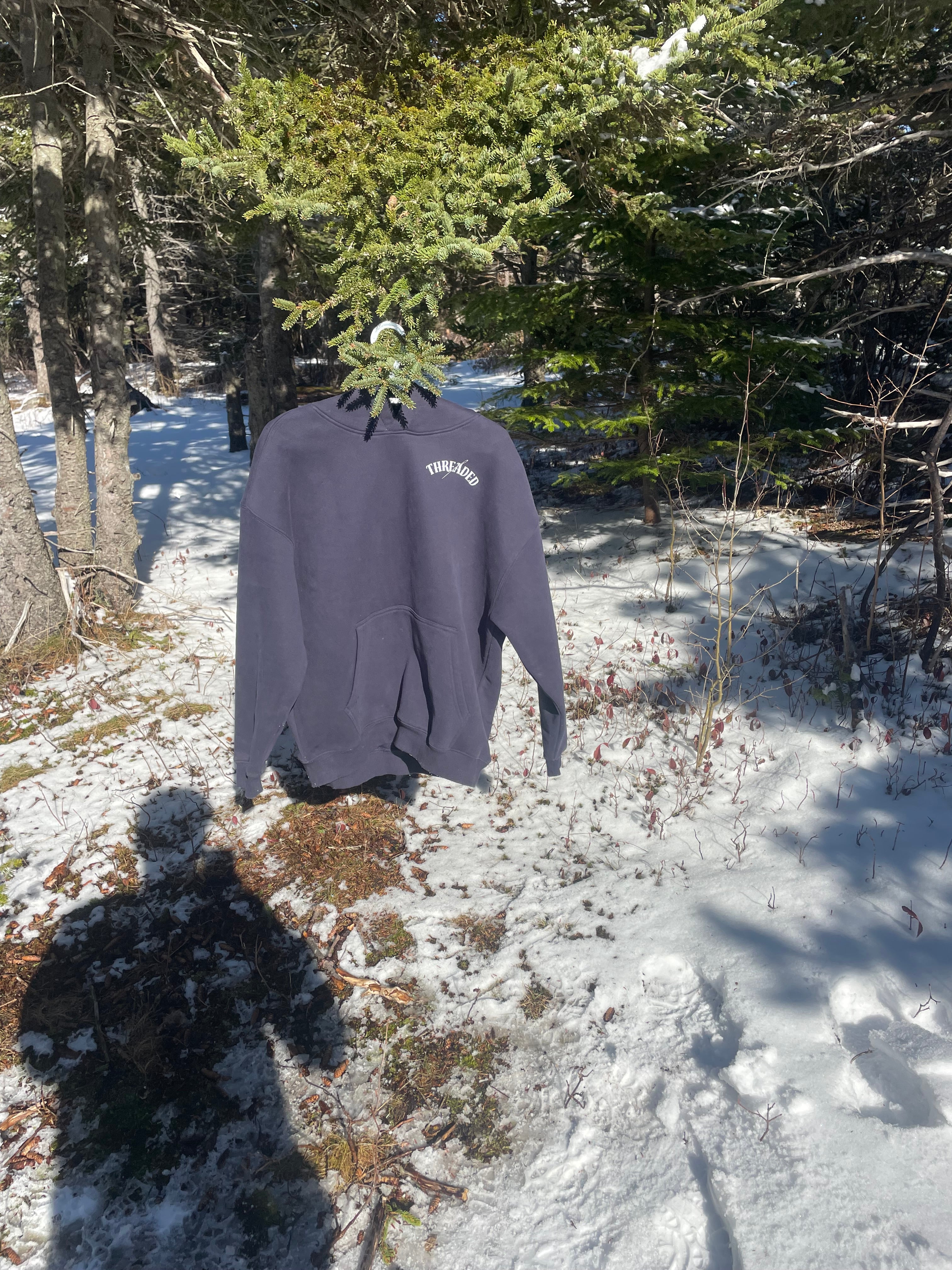Joy of Exploring Hoodie Blue