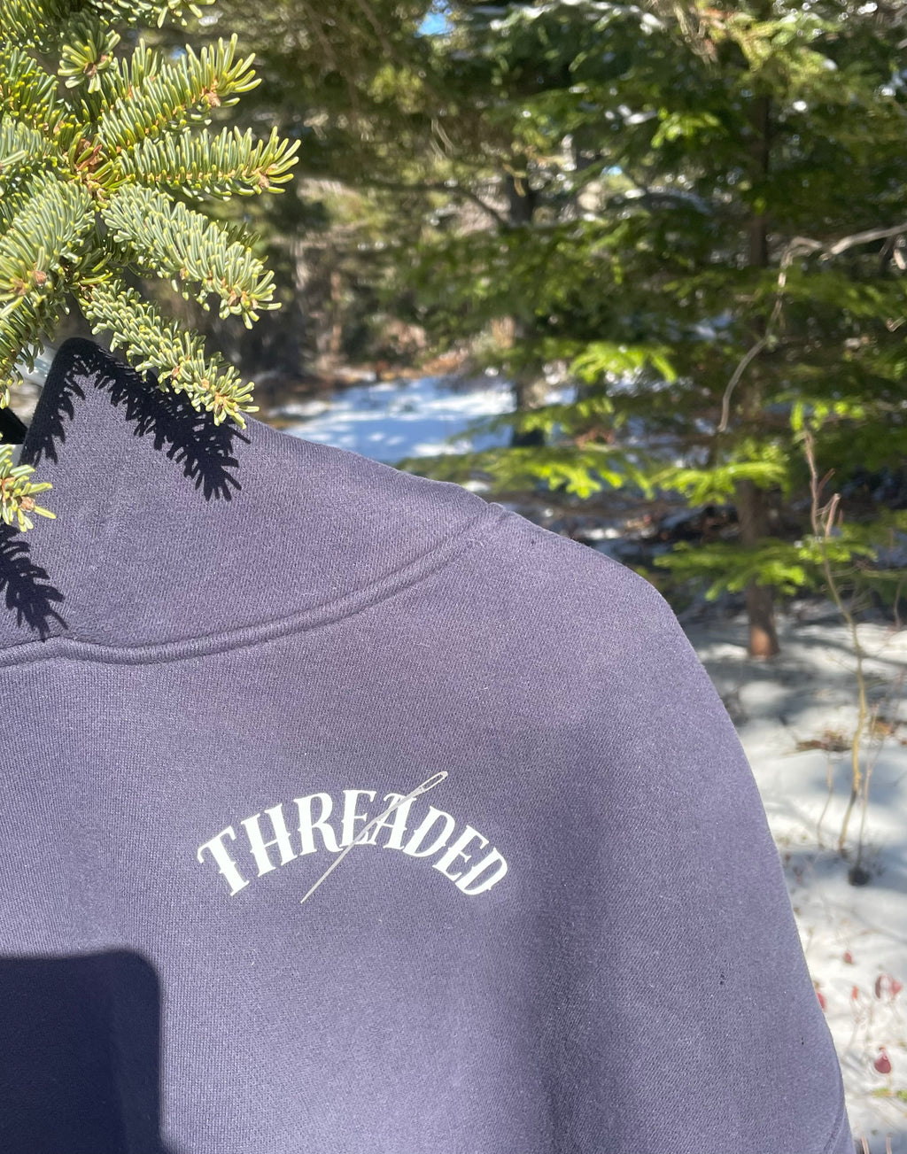 Joy of Exploring Hoodie Blue