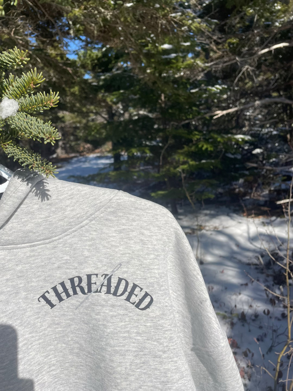 Joy of Exploring Hoodie Grey